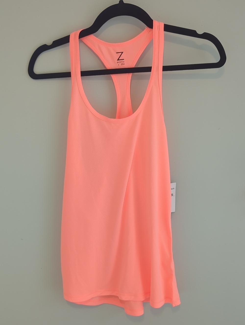 Z ByZella Neon Coral Racerback Tank